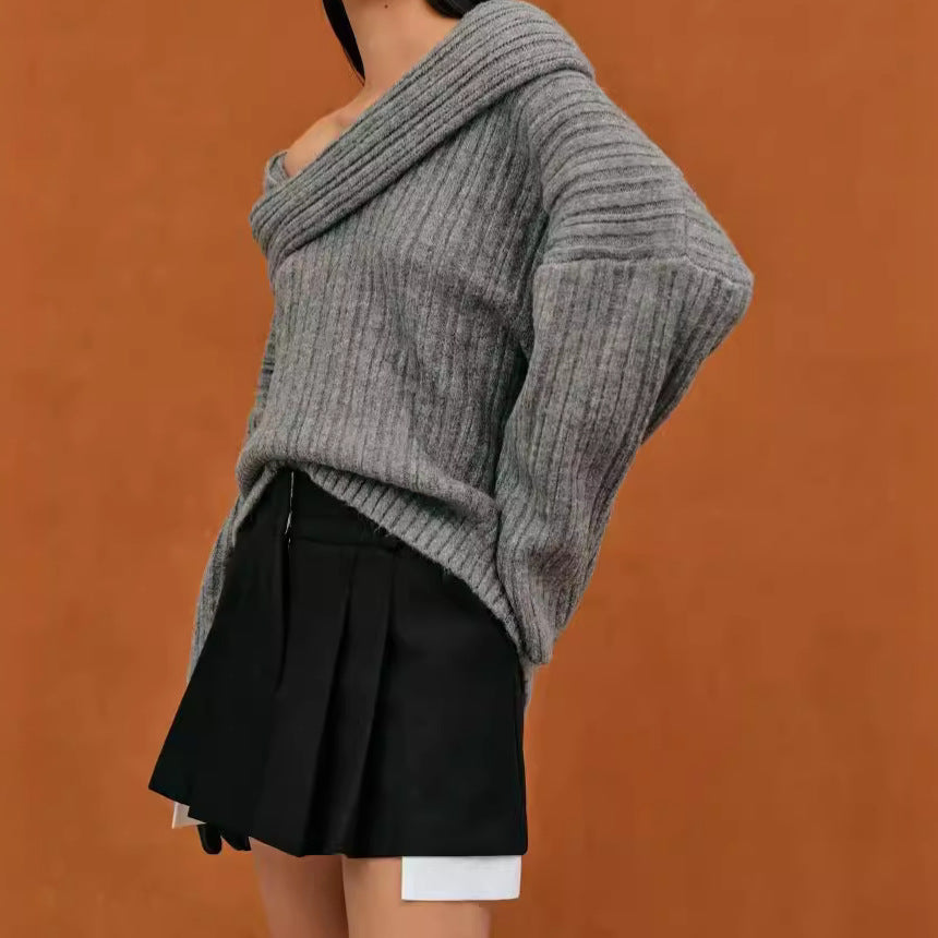 Idle Style Irregular Loose Personality Pullover Sweaters