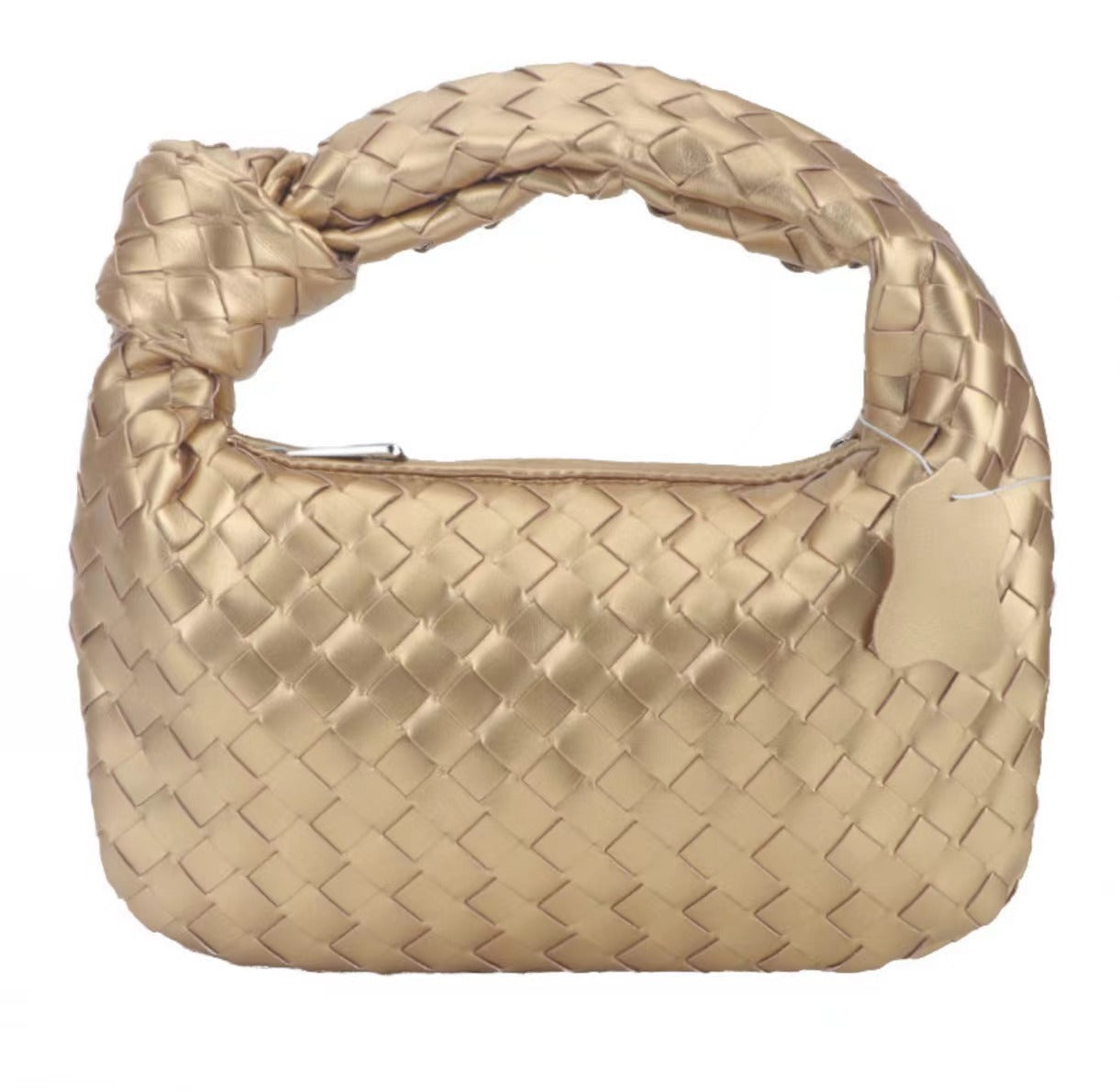 Woven Popular Horn Knotted Portable Underarm Handbags