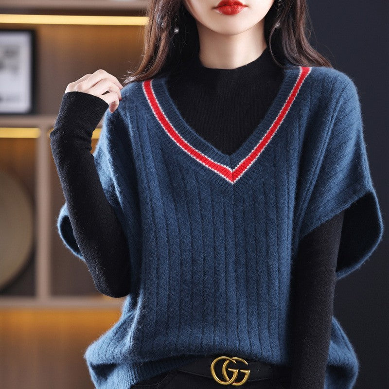 Creative Versatile Loose Batwing Sleeve Sleeveless Tops