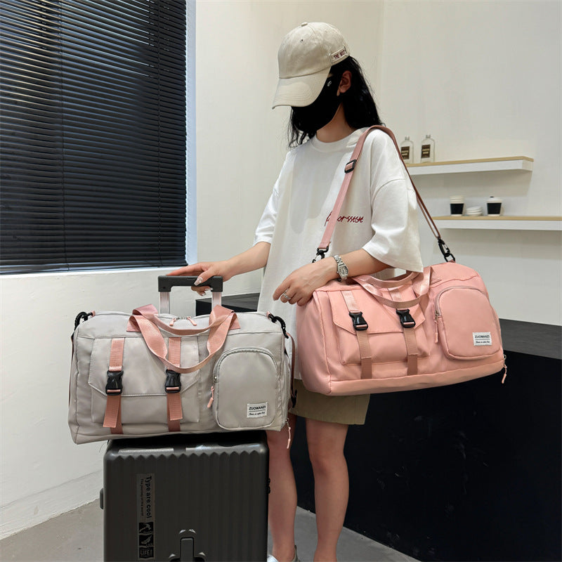 Portable Dry Wet Separation Buggy Short Travel Bags