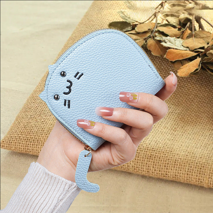 Korean Style Princess Cute Fashion Cat Card Holder