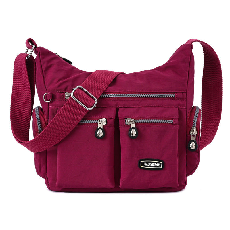 Women's Trendy Waterproof Nylon Cloth Spring Crossbody Bags