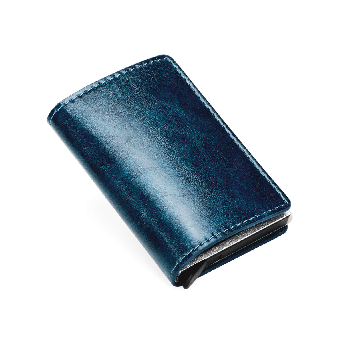 Automatic Pop-up Credit Metal Aluminum Box Card Holder