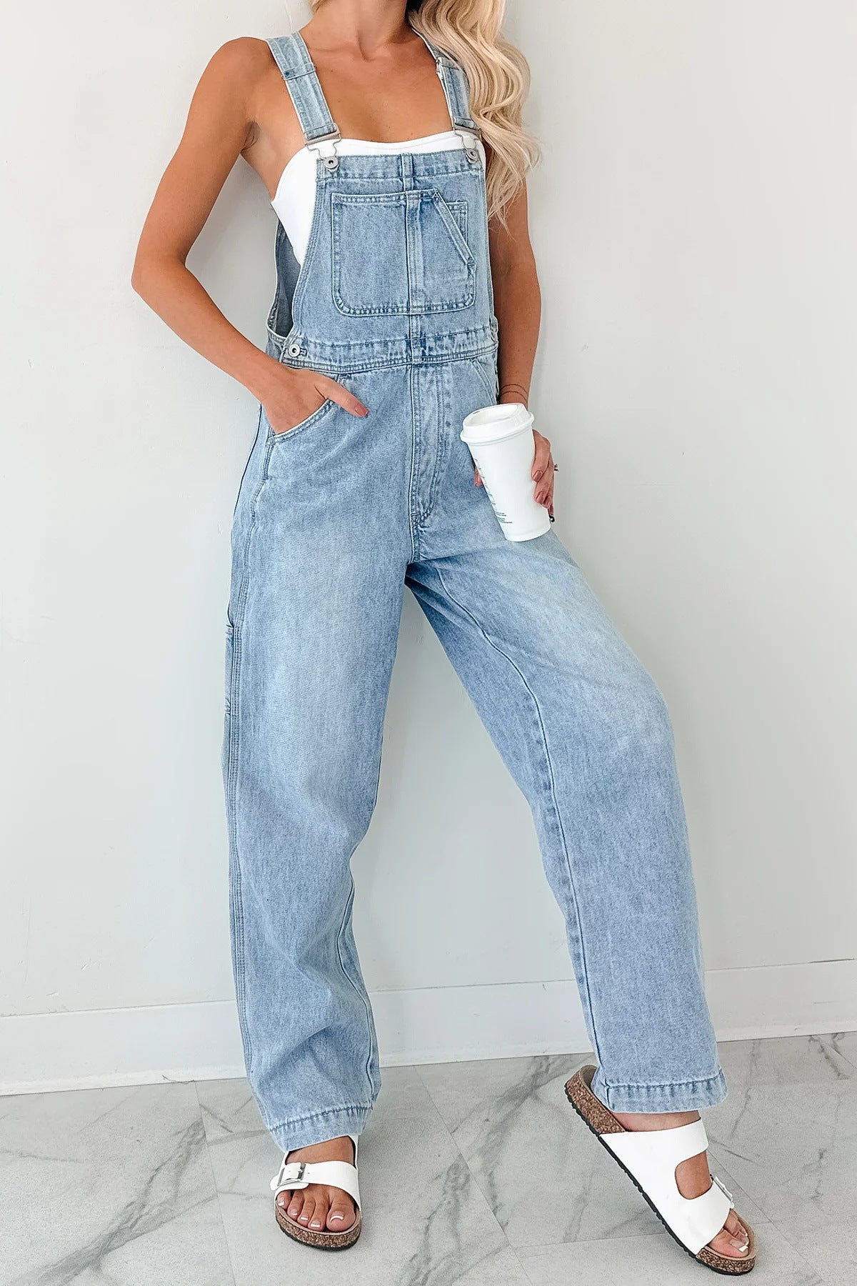 Cool Attractive Autumn Fashion Overalls Denim Jeans