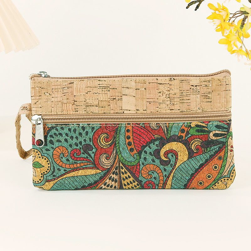 Classy Cork Printed Portable Cell Lightweight Phone Bags