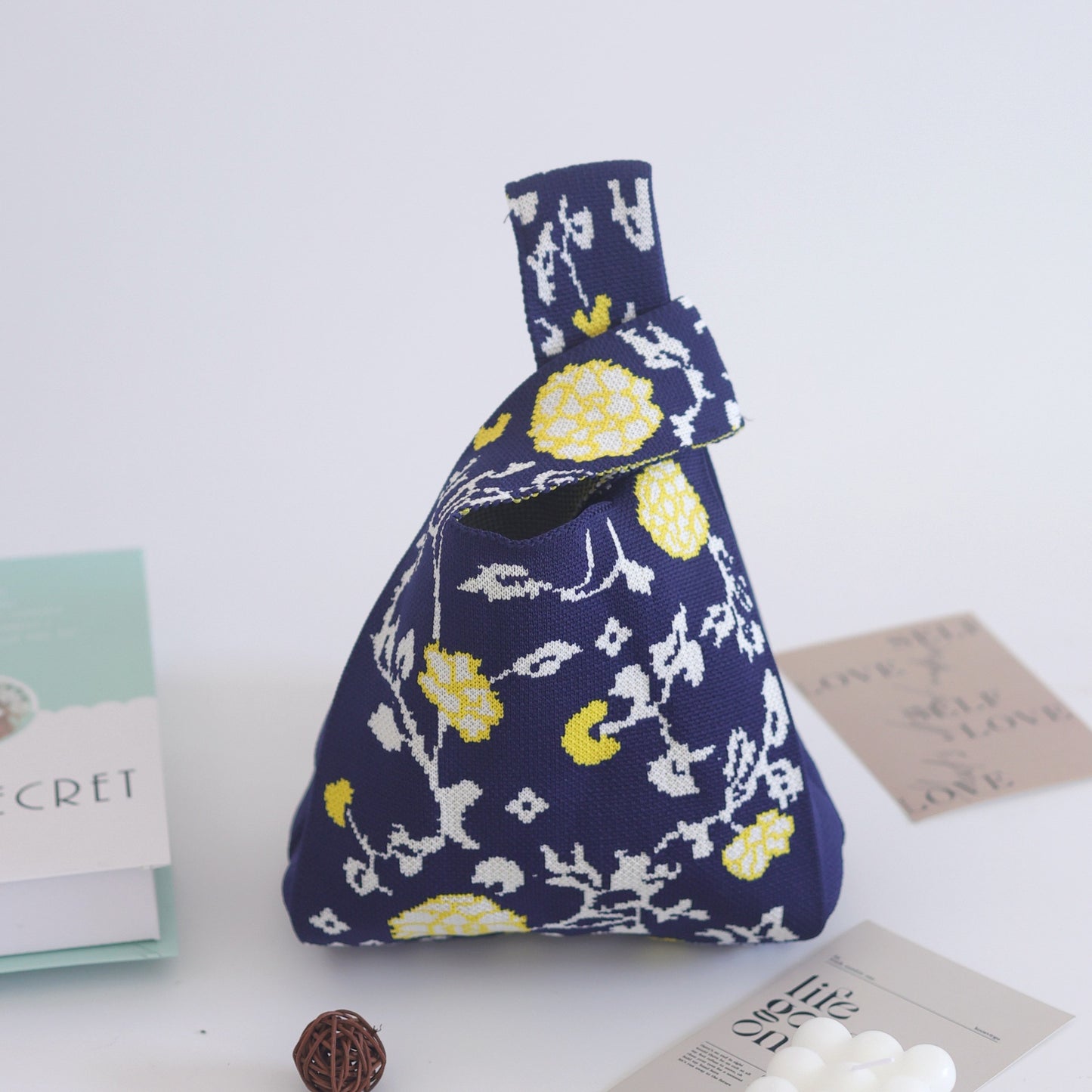 Women's Knitted Woven Vest Simple Gift Handbags