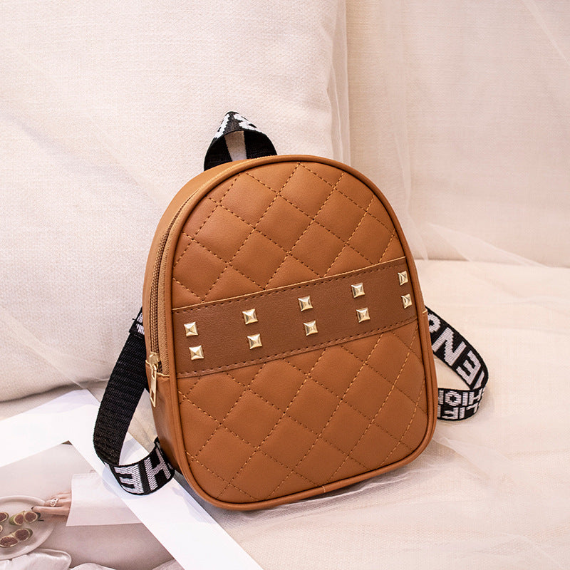 Women's Classic Charming Beautiful Rivet Embroidered Backpacks