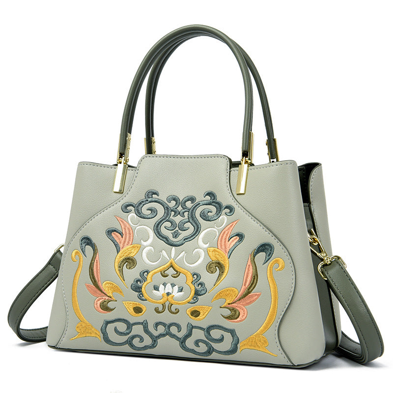 Embroidery Festive Red Bridal High Sense Handbags