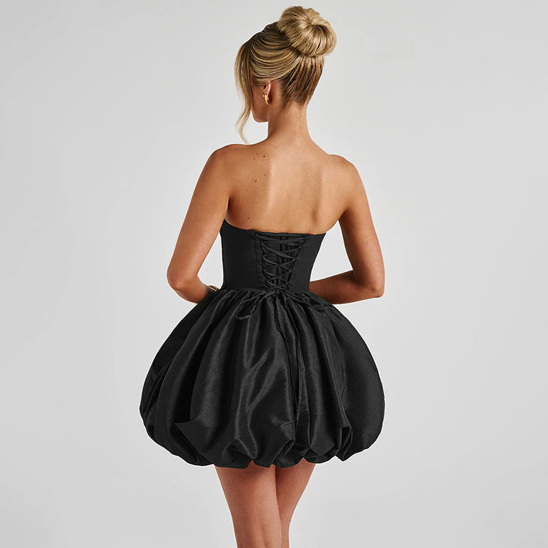 Women's Backless Big Bow Dress Tube For Skirts