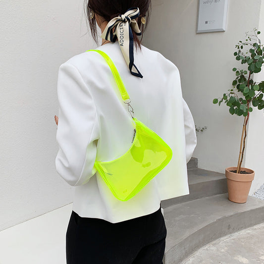 Women's Summer Transparent Korean Fashion Underarm Bags