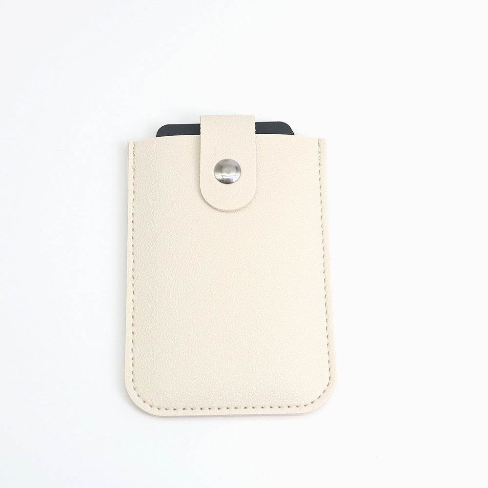 Layered Pull-out Multiple Slots Leather Bank Card Holder