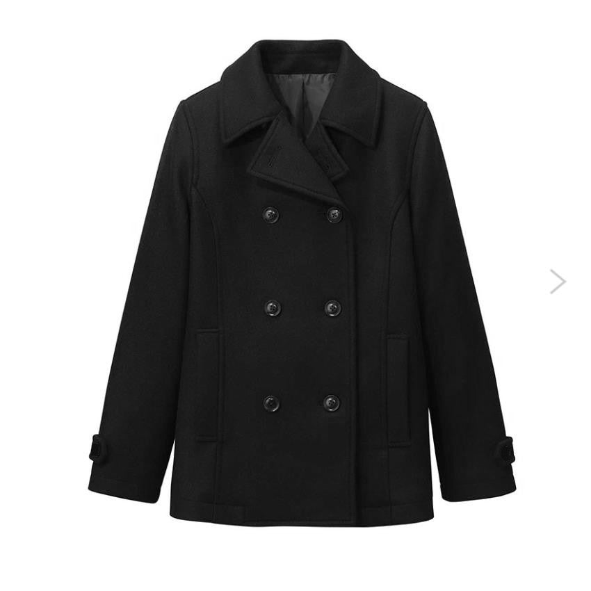 Woolen For Schools Horn Button Wool Coats