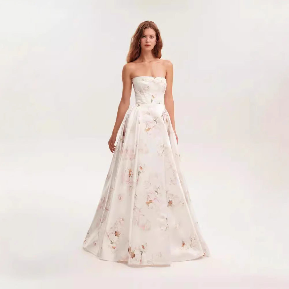Women's 3d Cutting Fairy Long Elegant Dress Dresses