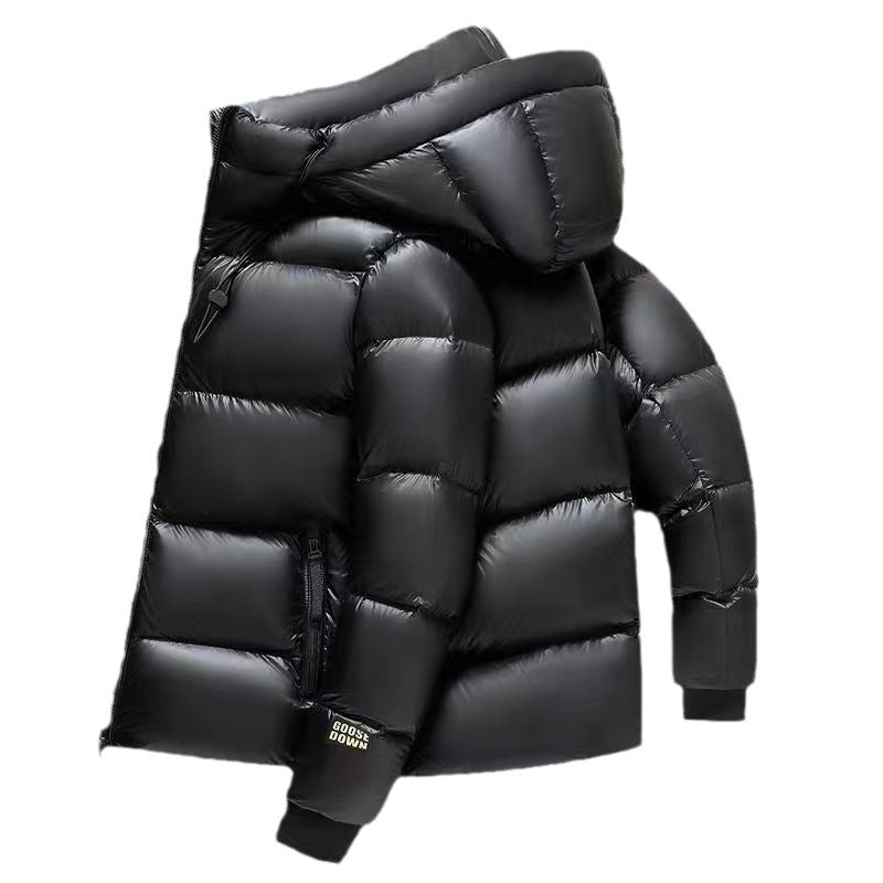 Women's & Men's & Comes With Heating Black Five Grid Duck Jackets