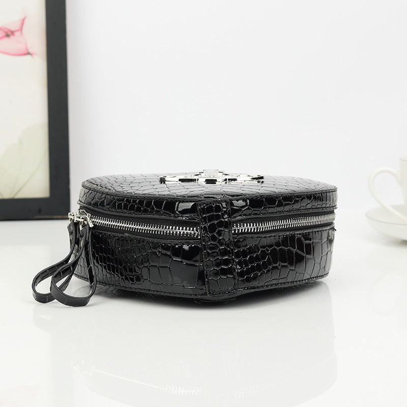 Women's Pattern Love High Sense Fashion Patent Backpacks