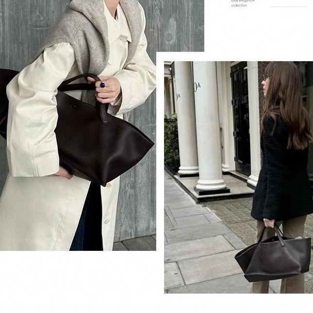 Graceful Minimalist High-grade Simple Large Capacity Handbags