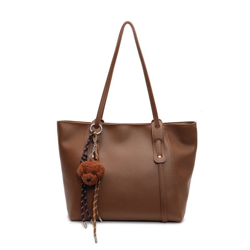 Women's Simple Large Capacity Fashion Retro Commuter Tote Bags