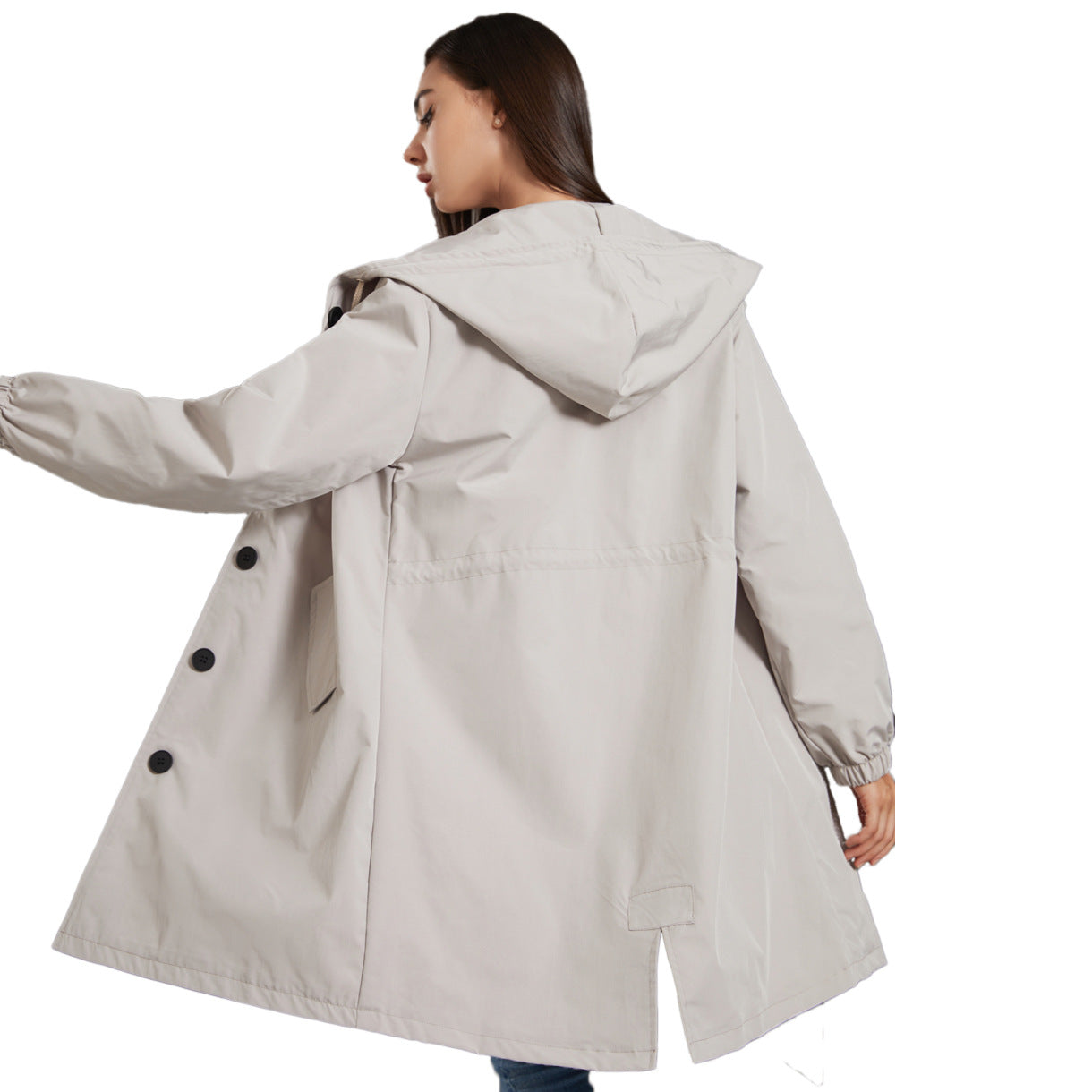 Women's Waterproof Anorak Casual Long Loose Large Coats