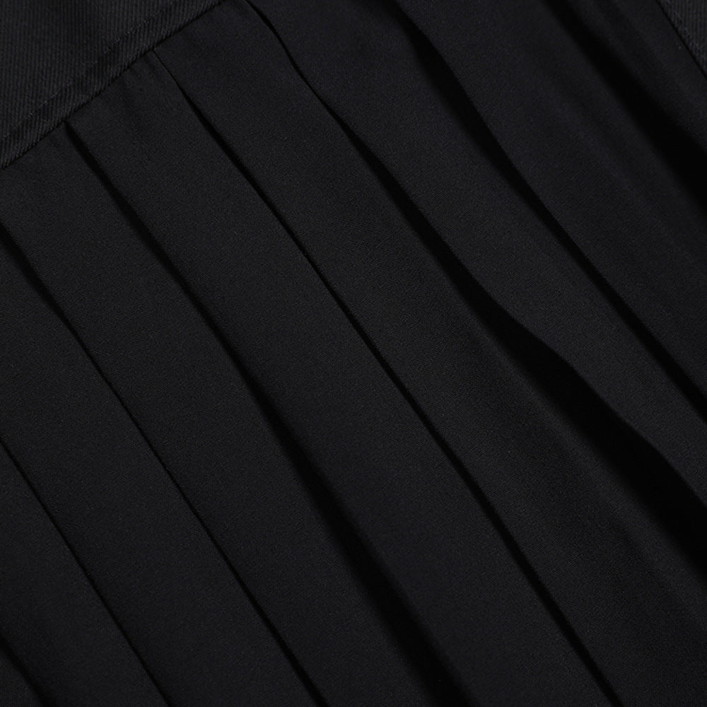 Women's Irregular With Personality Pleated Stitching Shirt Autumn Blouses