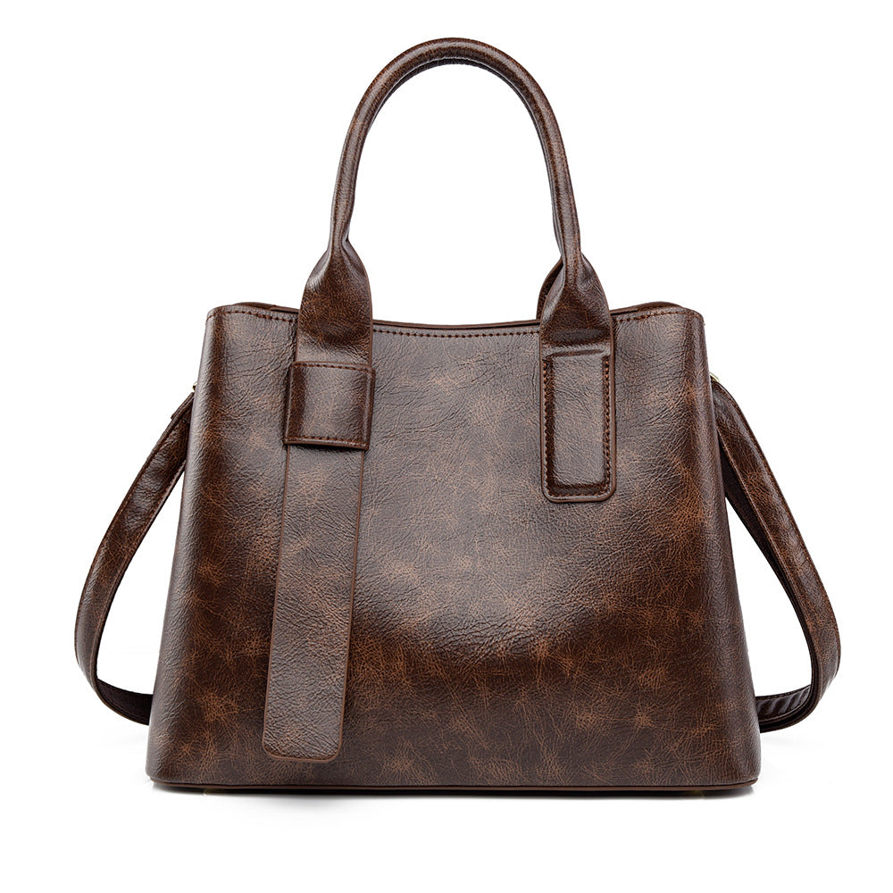 Unique Women's Fashionable Simple Textured Mother Bags