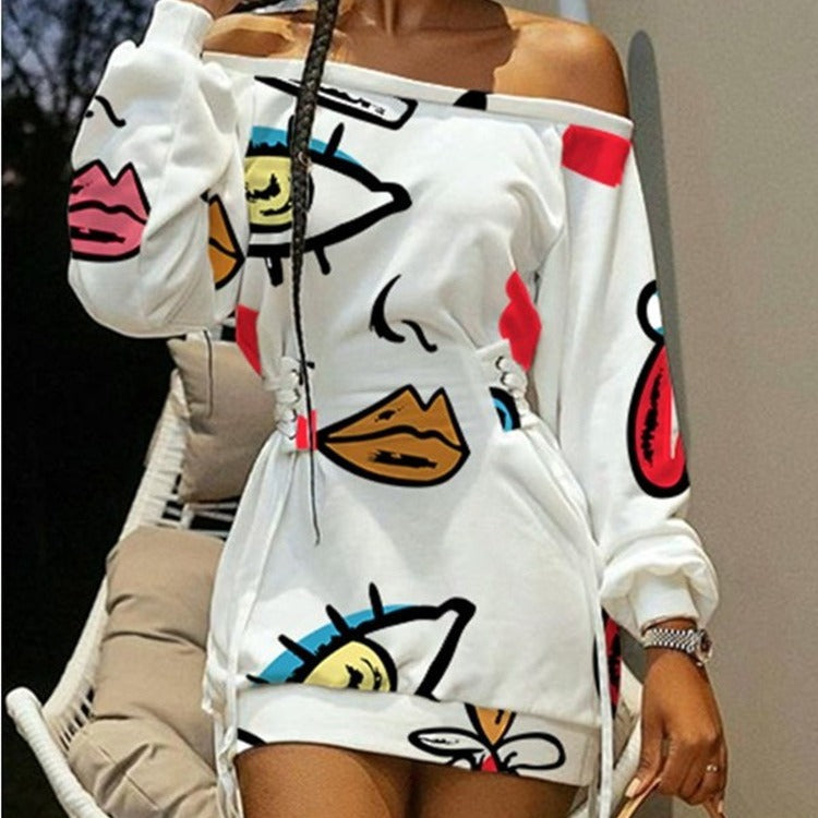 Women's Iti Long Sleeve Printed Fashion Sweaters