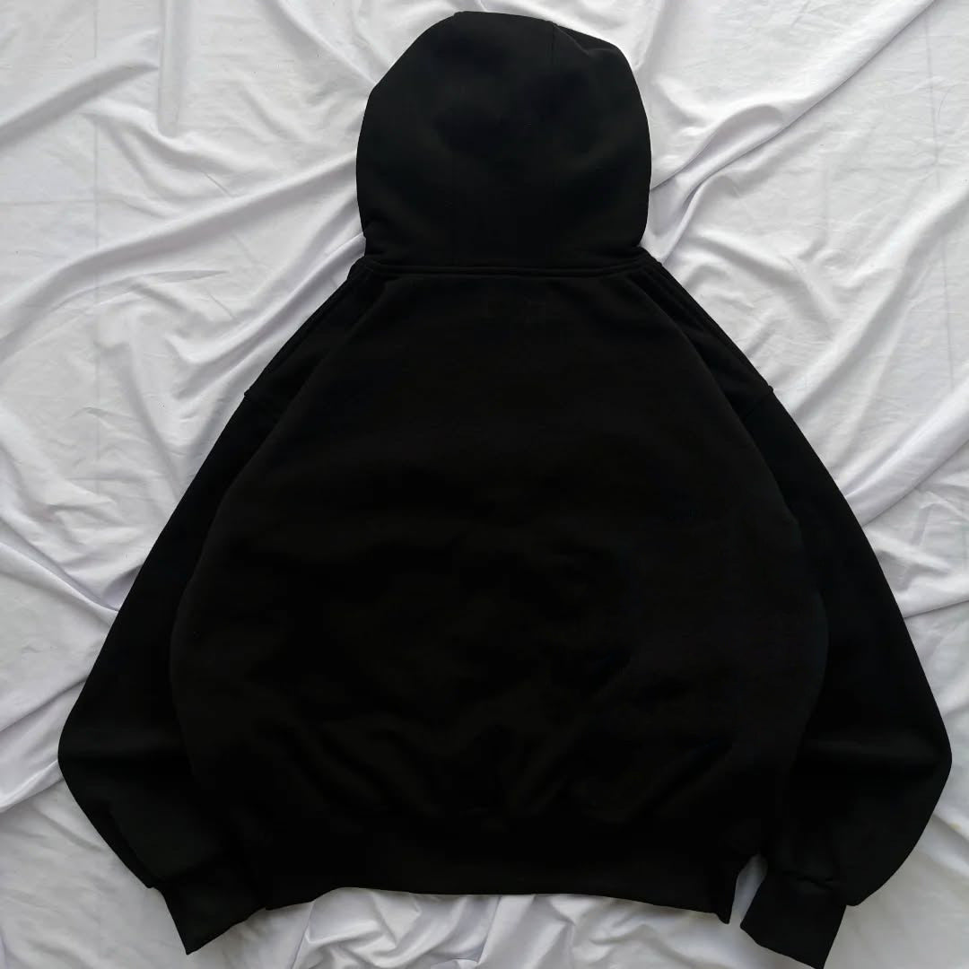 Women's & Men's Zipper Design Devil's Eye Stitching Dark Sweaters