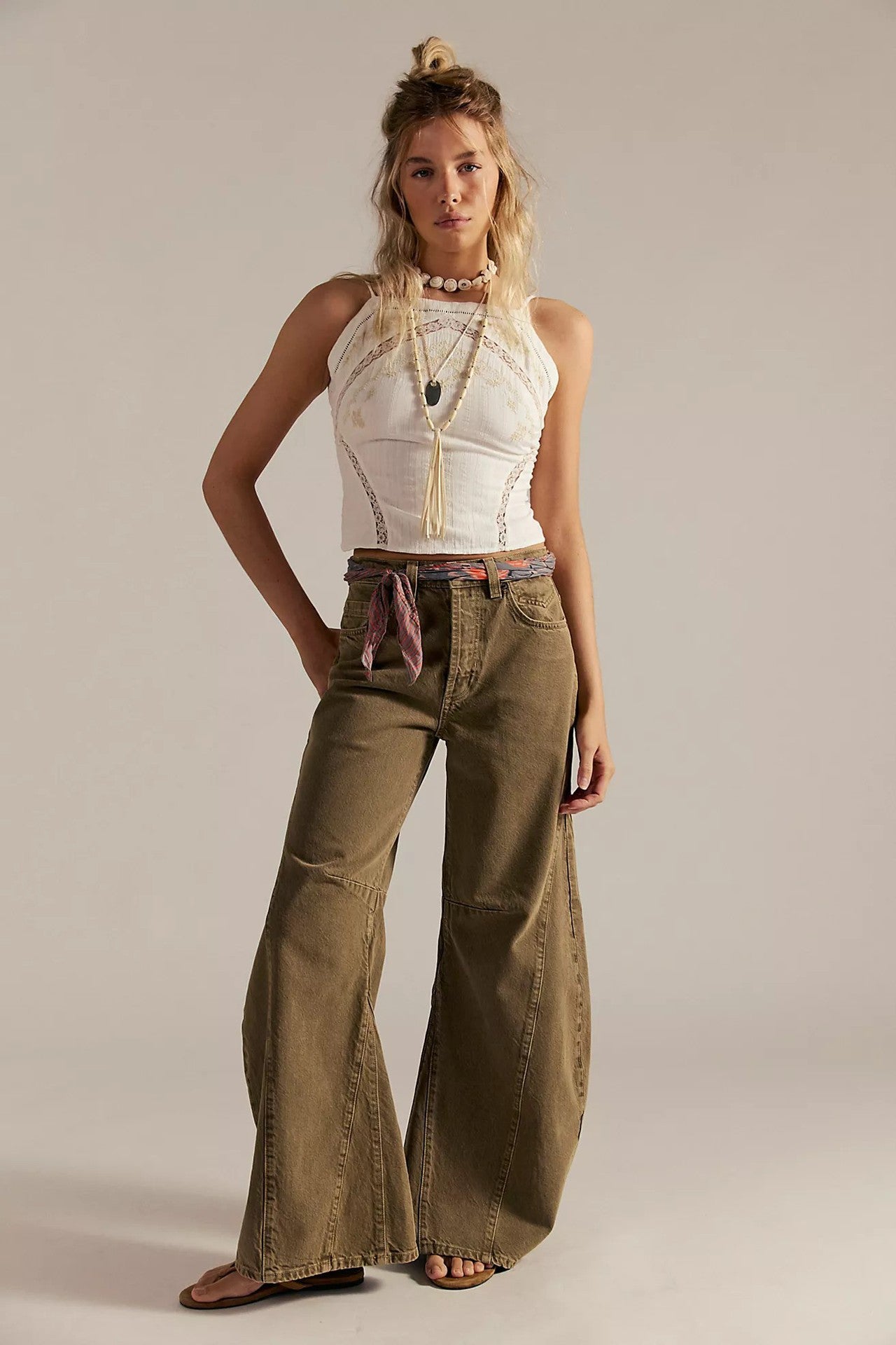 Women's Autumn Retro High Waist Wide Leg Jeans
