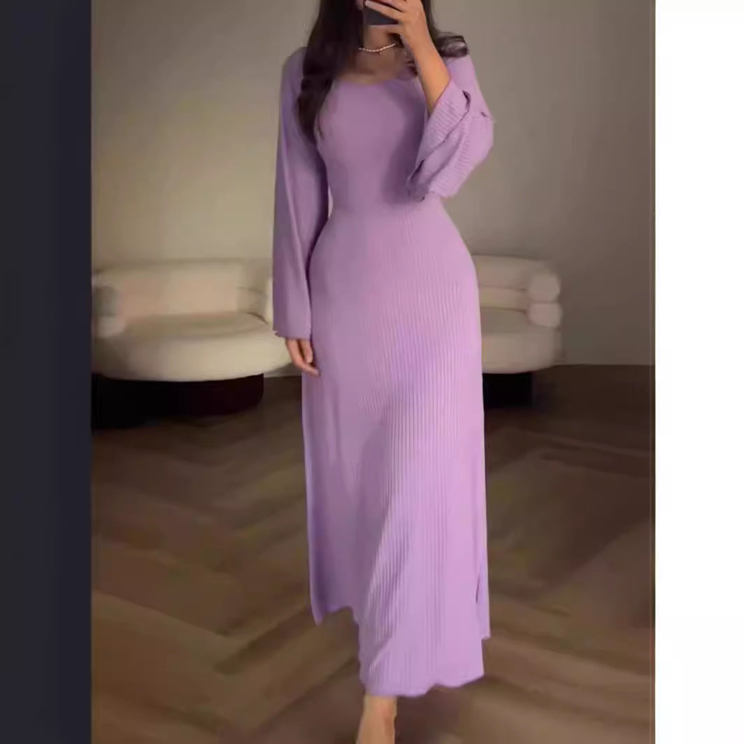 Women's Long Sleeve Loose Leisure Professional Dress