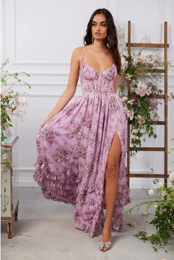 Women's Unique Strap Dress Super Nice Temperament Dresses