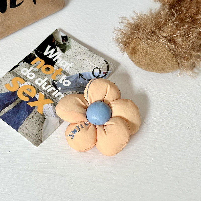 Women's Flower Cartoon Knitted Woven Large Capacity Handbags