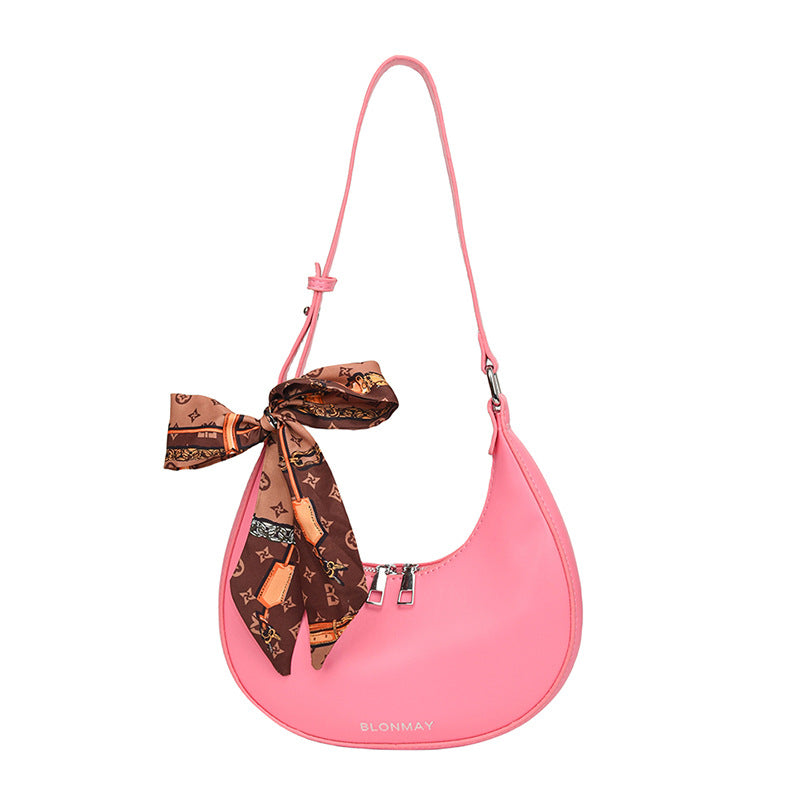 Design Selenodont Popular Silk Scarf Hobos Shoulder Bags