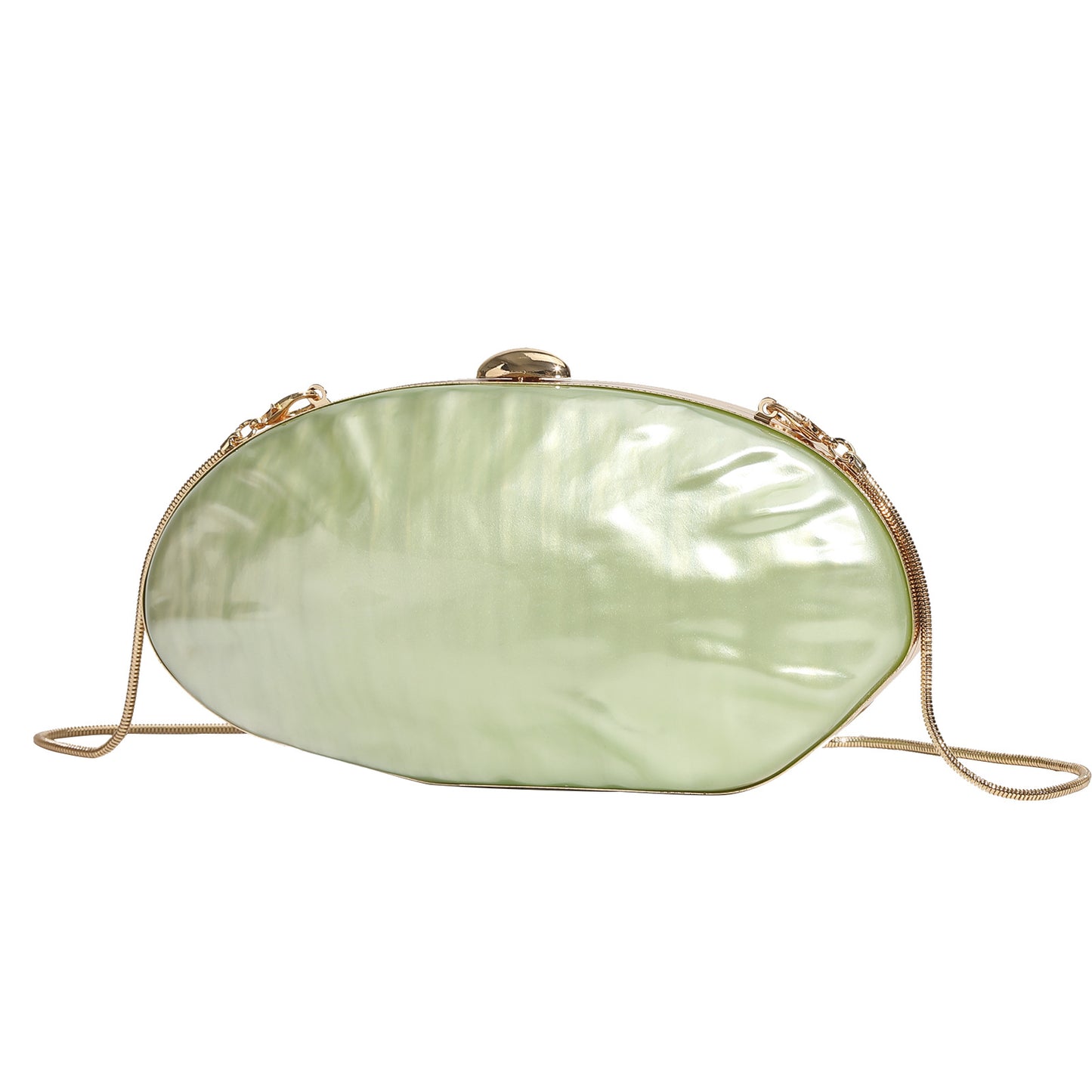 Women's Egg Acrylic Clutch Dinner Banquet Evening Bags