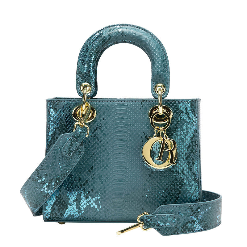 Graceful Serpentine Diana High-grade Fashion Pink Handbags
