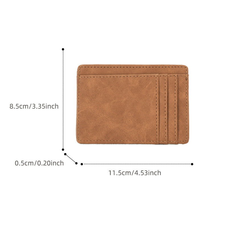 Vintage Neutral Credit Fashion Light Multiple Card Holder