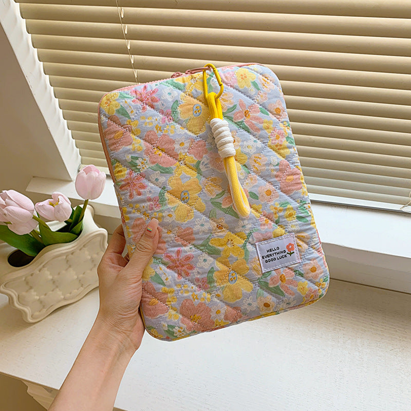 Women's Liner Fresh Flower Inch Good-looking Storage Bags