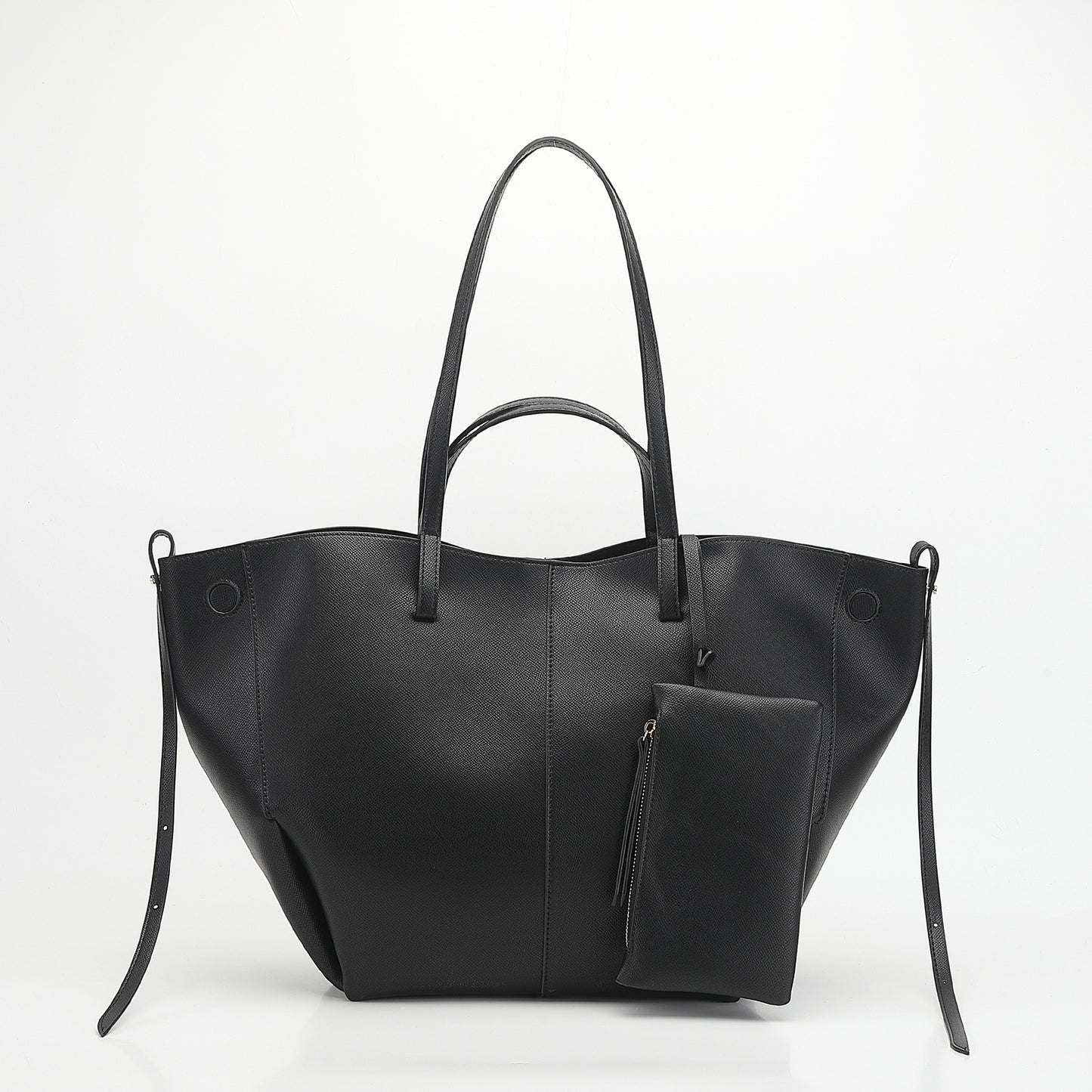 Underarm Lychee Pattern Large Capacity Commuter Tote Bags