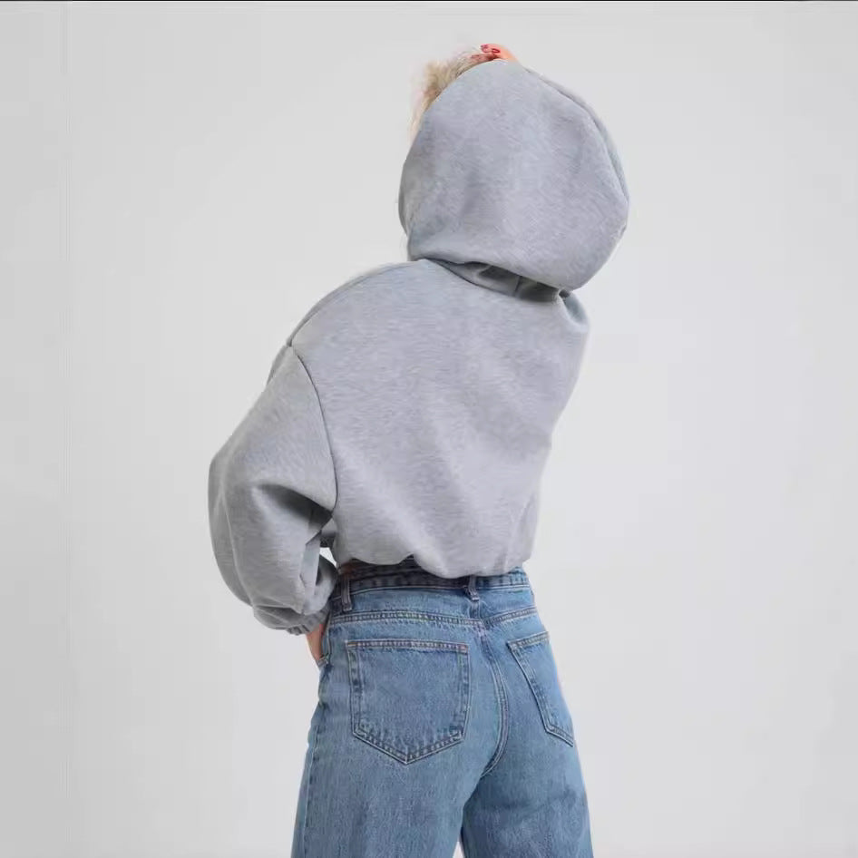 Stylish Women's Leisure Hoodie Long-sleeved Sweatshirt Women's Sweater, Sweater