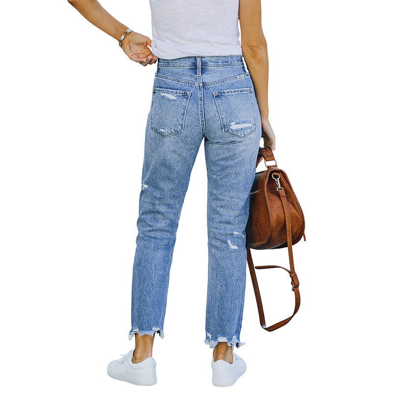Women's Slim Fit High Elastic Skinny Denim Jeans