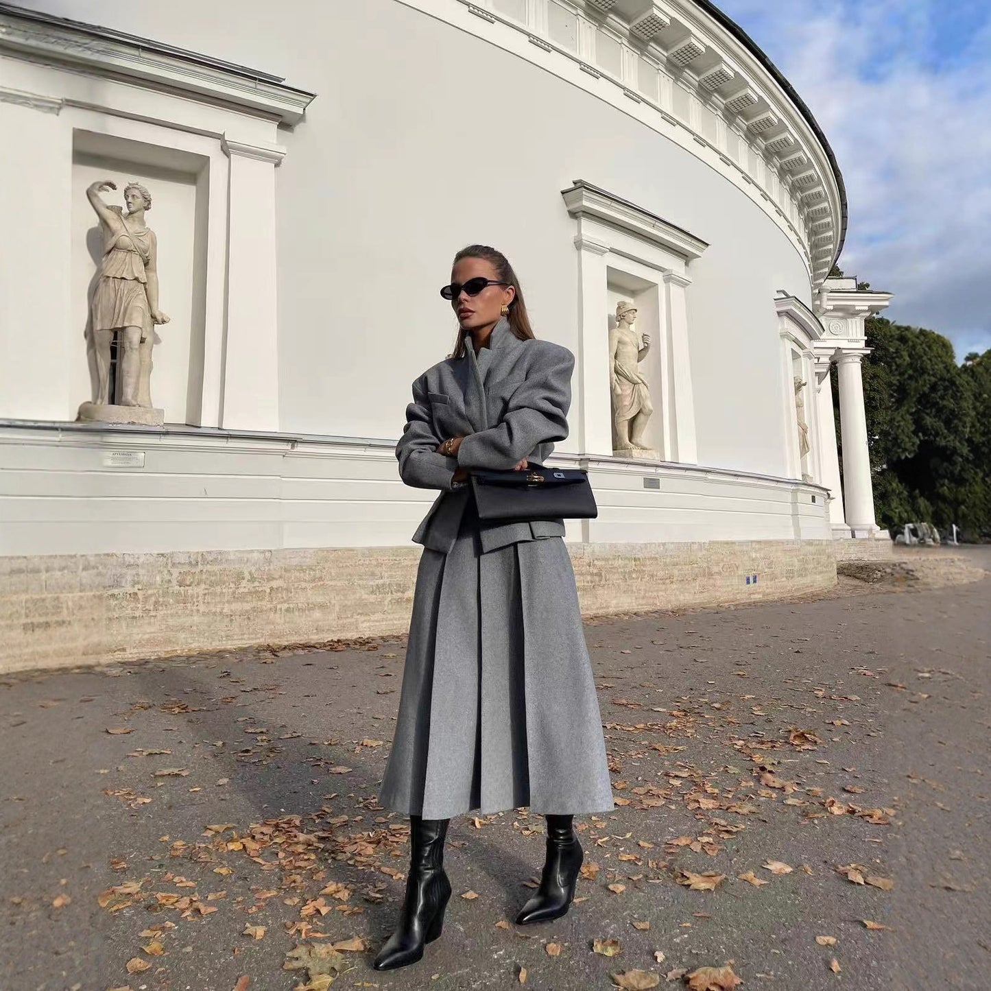 Women's Spring Lapel Single Breasted Long Sleeve Suits