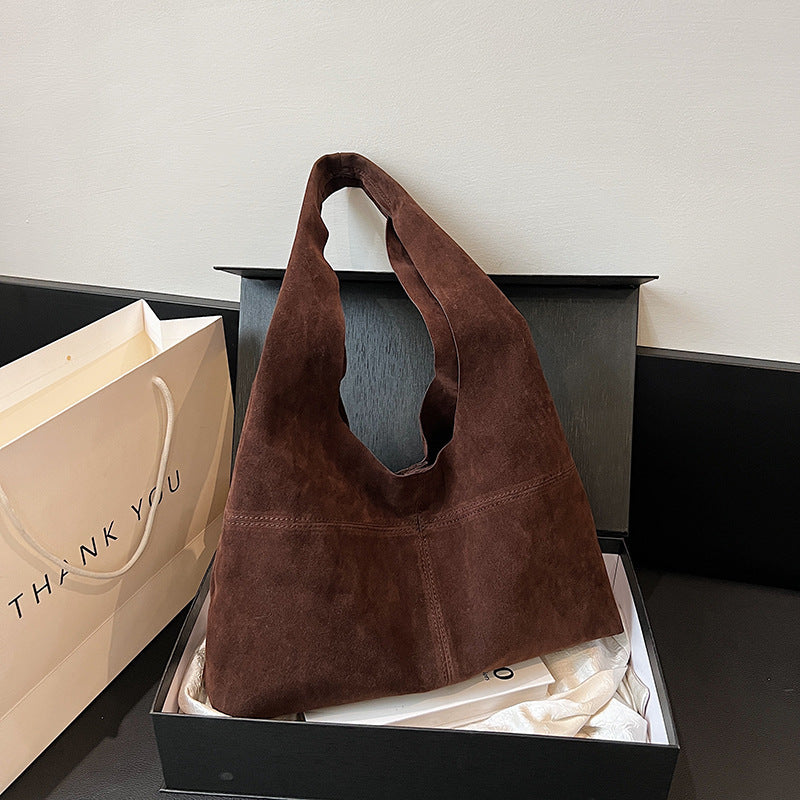 Women's Large Capacity Commuter Retro Underarm High Tote Bags
