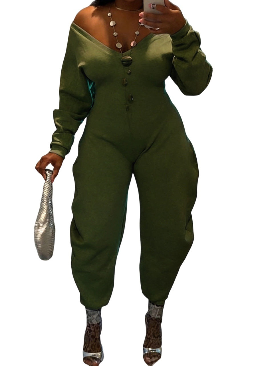 Popular Women's Long Sleeve Sweatshirt Sexy Women's Jumpsuit/clothing
