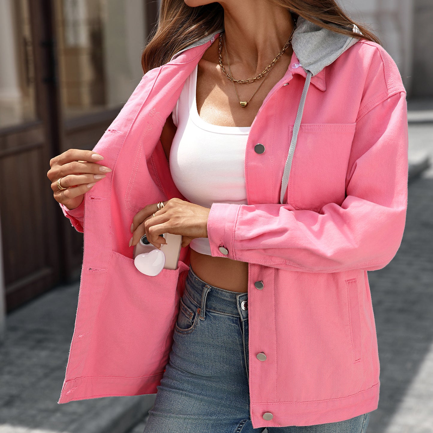 Women's Cool Popular Retro Washed Denim Jackets