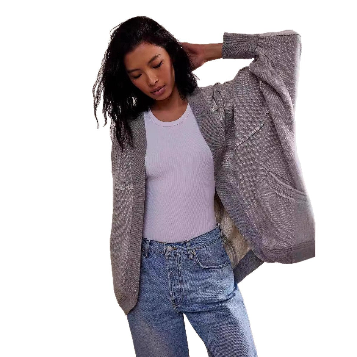 Women's Winter American Style Casual Retro Sweatshirt Sweaters