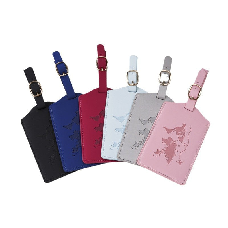 Map Style Passport Cover Tag Suit Card Holder