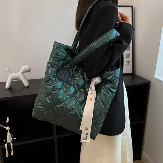 Winter Fashion Embroidery Clothes Commuter Portable Bags