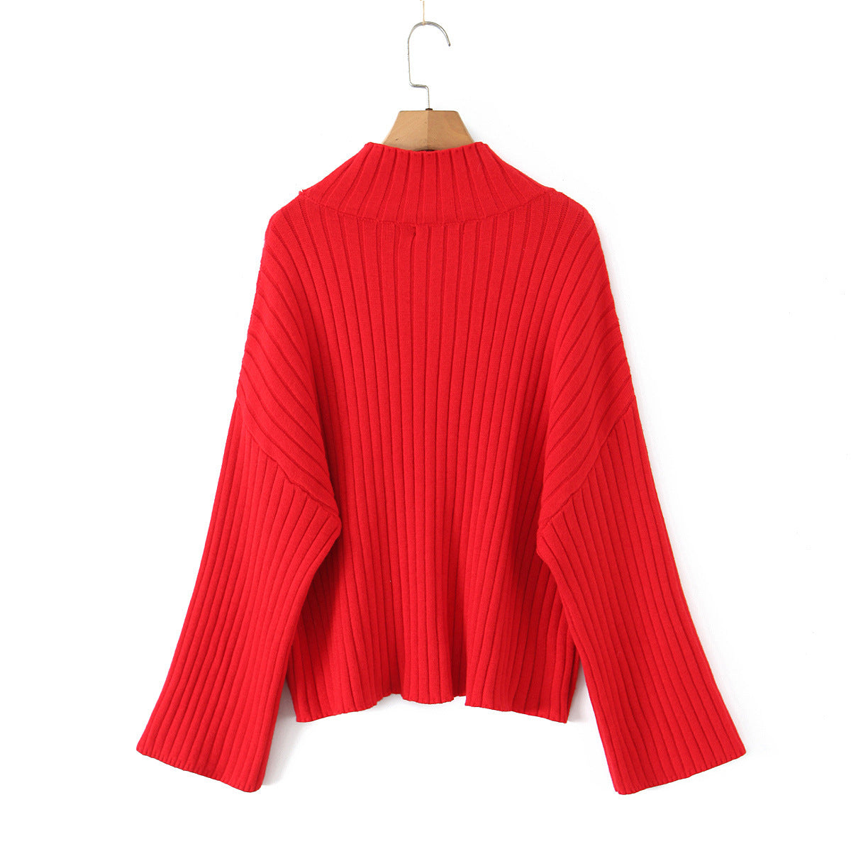 Women's Half Turtleneck Loose Lazy Style Pullover Sweaters