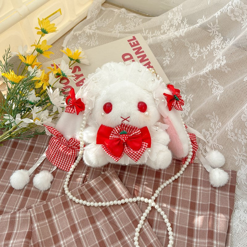 Lolita Rabbit Handmade Lop Eared Doll Crossbody Bags