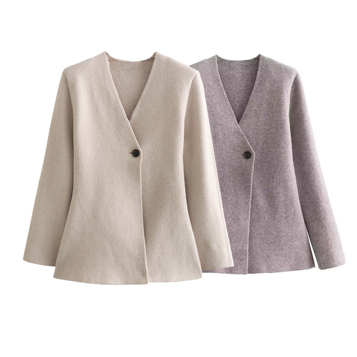 Women's Spring Elegant Slightly Mature Knitted Jackets