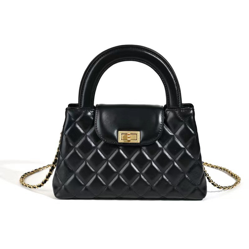 Classic Fashion Women's Quilted High-grade Leather Handbags