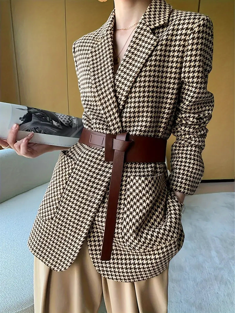 Women's Versatile Unique Tweed Elegant Design Blazers